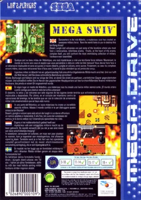 Mega SWIV (Europe) box cover back